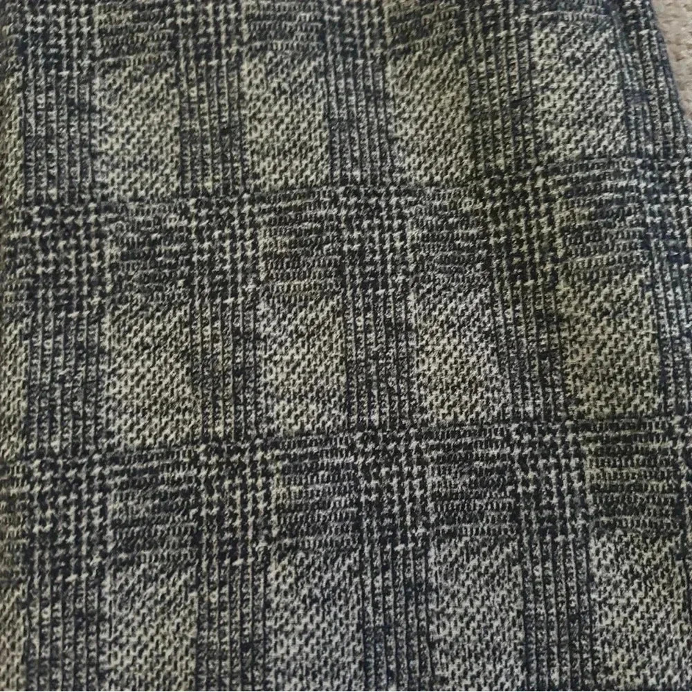 Zara Grey/blue plaid tweed style mini skirt size small - Picture 10 of 10